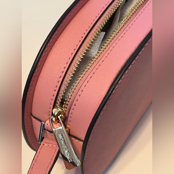 NWT MICHAEL KORS Jet Set Travel Primrose Medium Leather Crossbody Bag - Picture 8 of 9